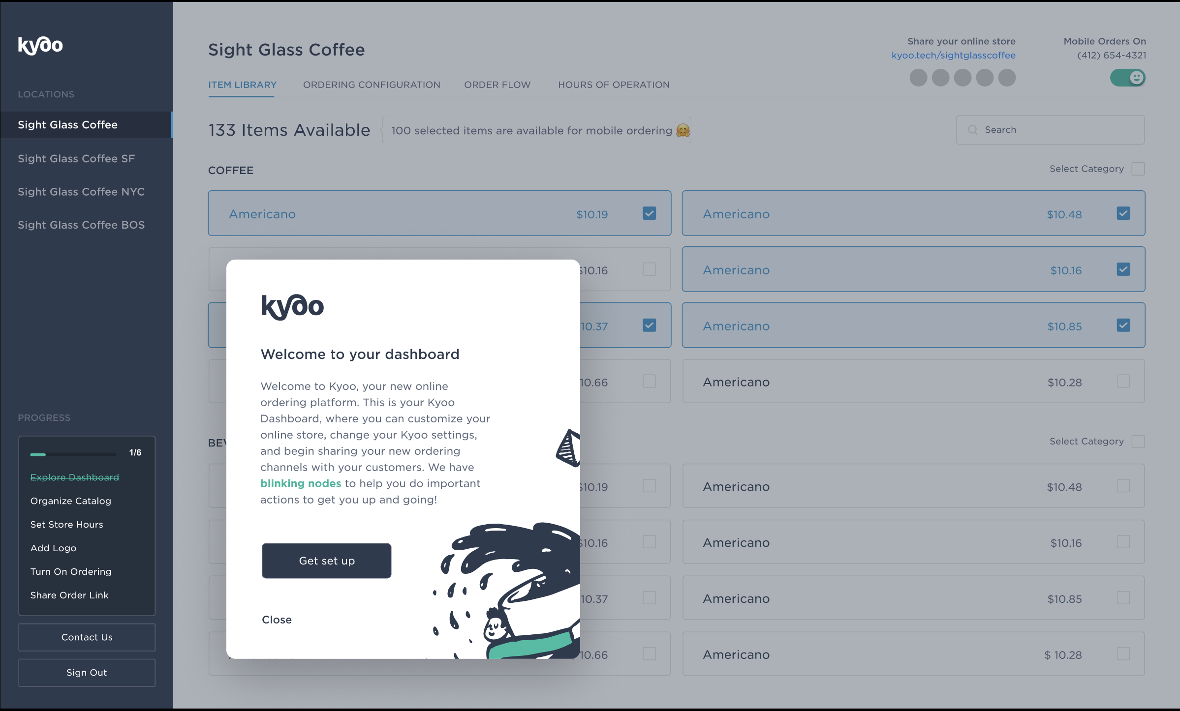 Kyoo Admin Panel Image