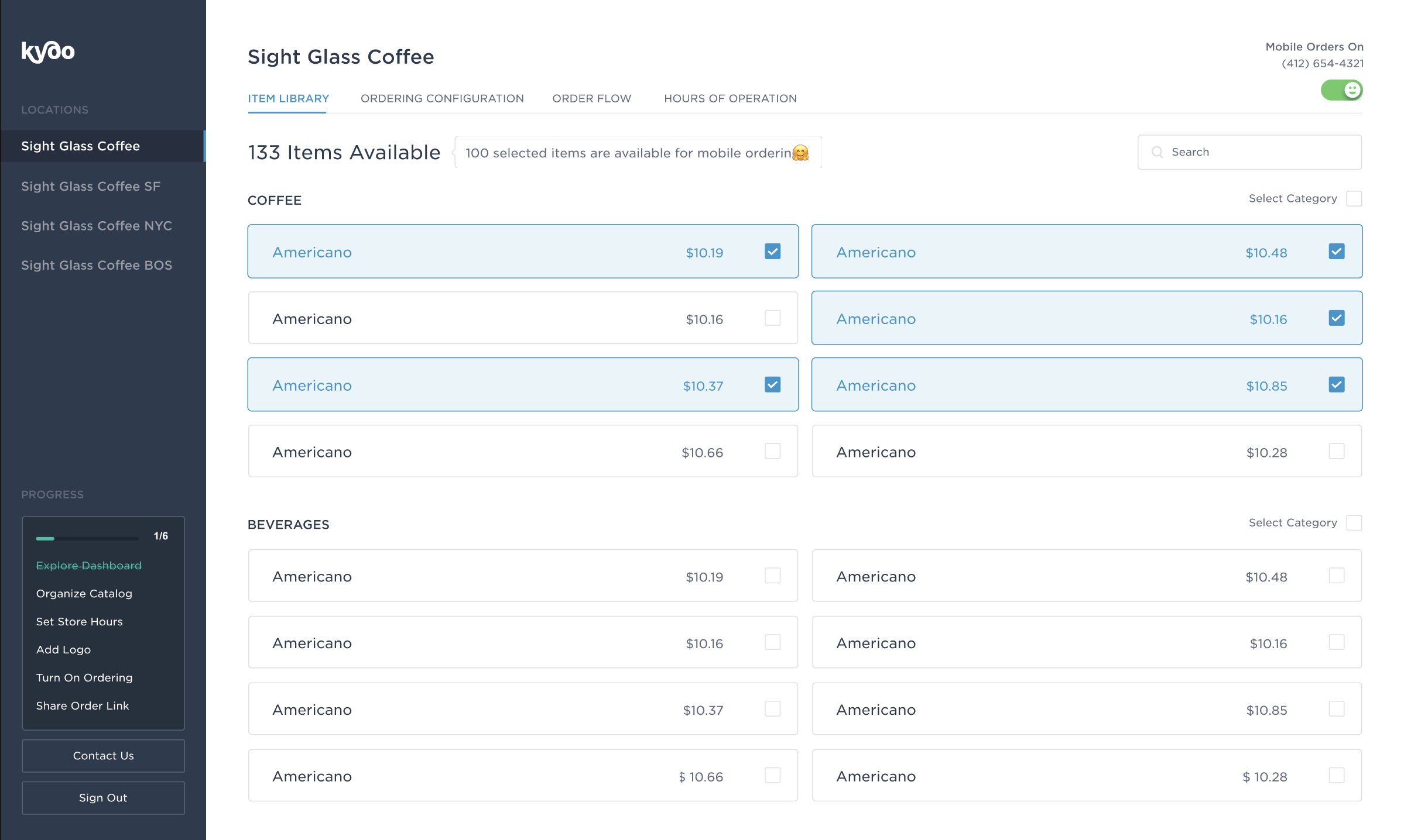 Kyoo Admin Panel Image 2